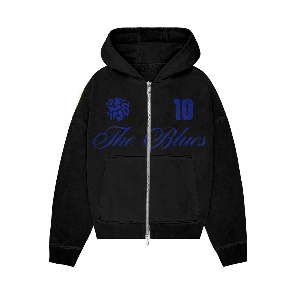THE BLUES ZIP HOODIE
