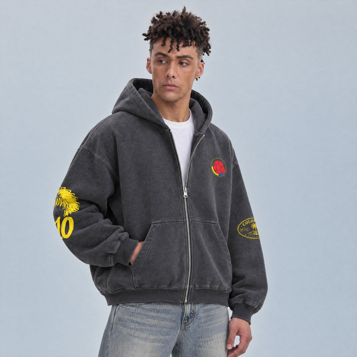 COLOMBIA ZIP HOODIE