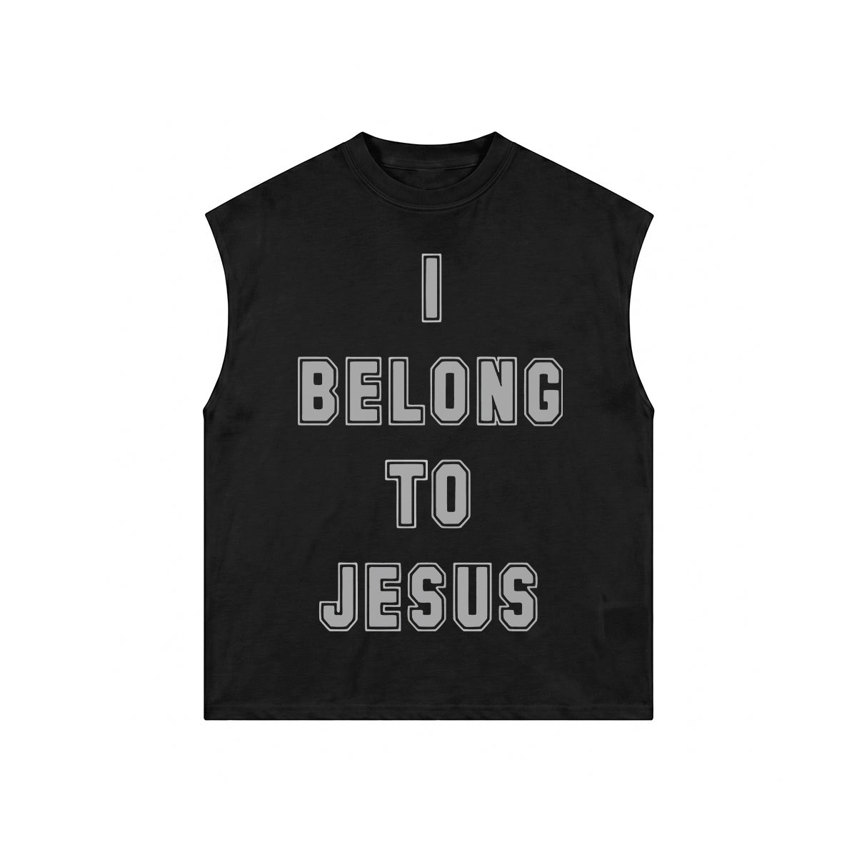 I BELONG TO JESUS MUSCLE TEE