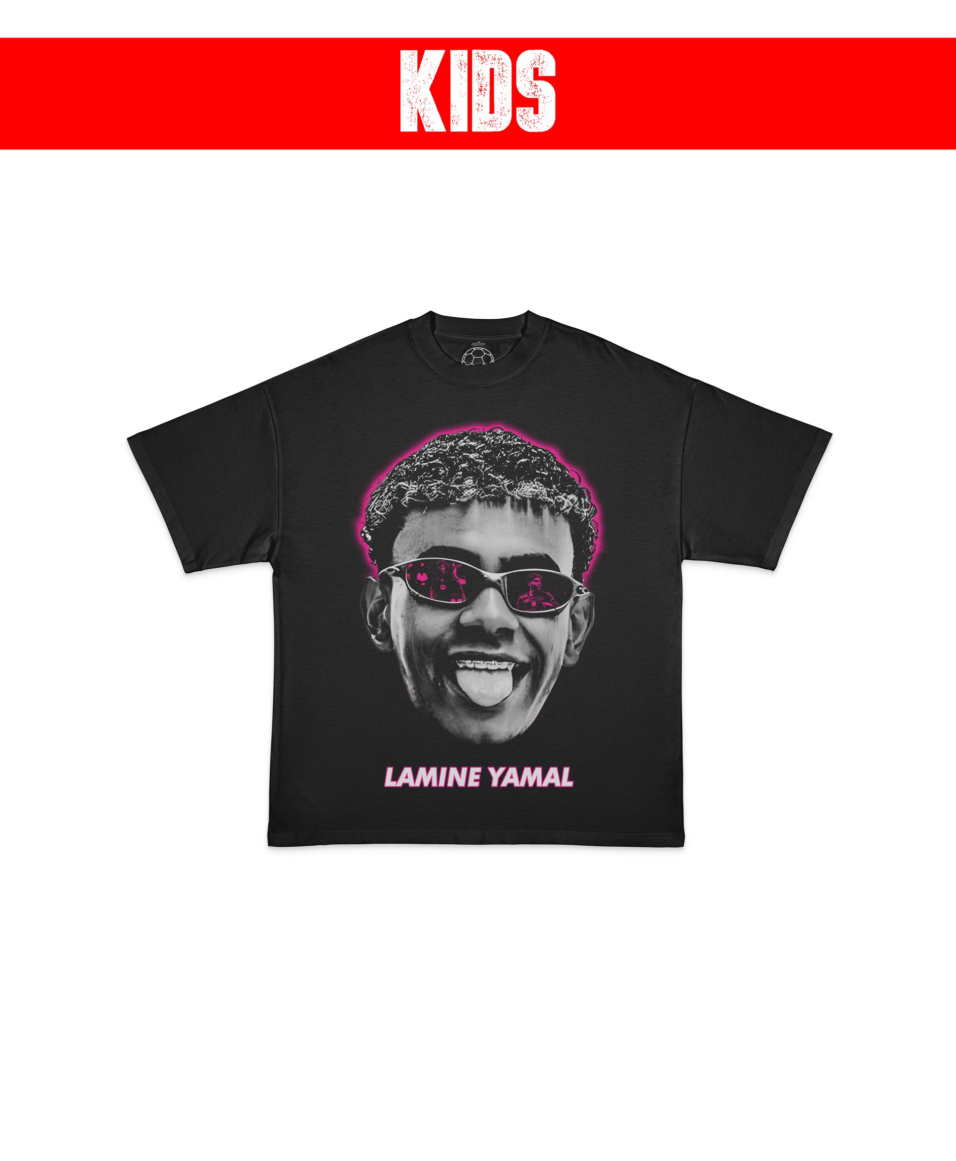 LAMINE YAMAL BIG FACE KIDS TEE