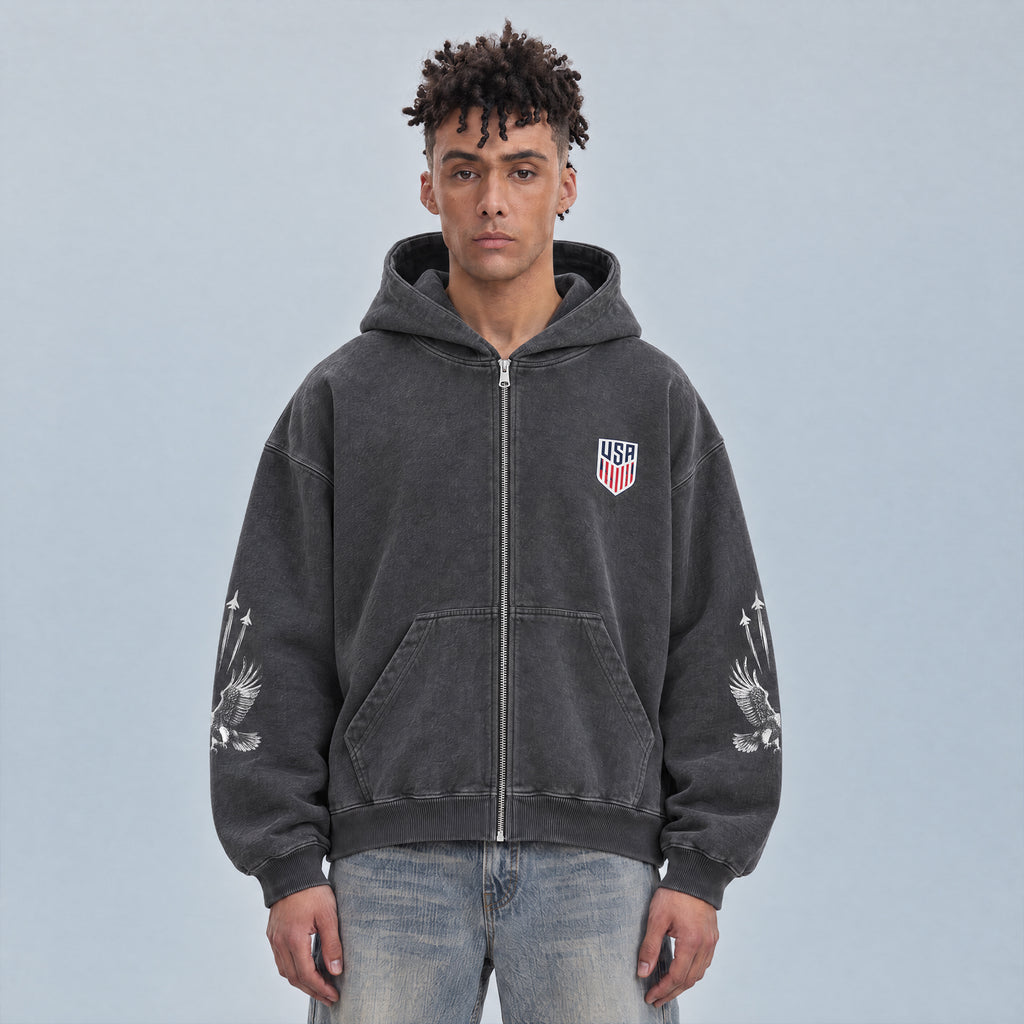 USA ZIP HOODIE