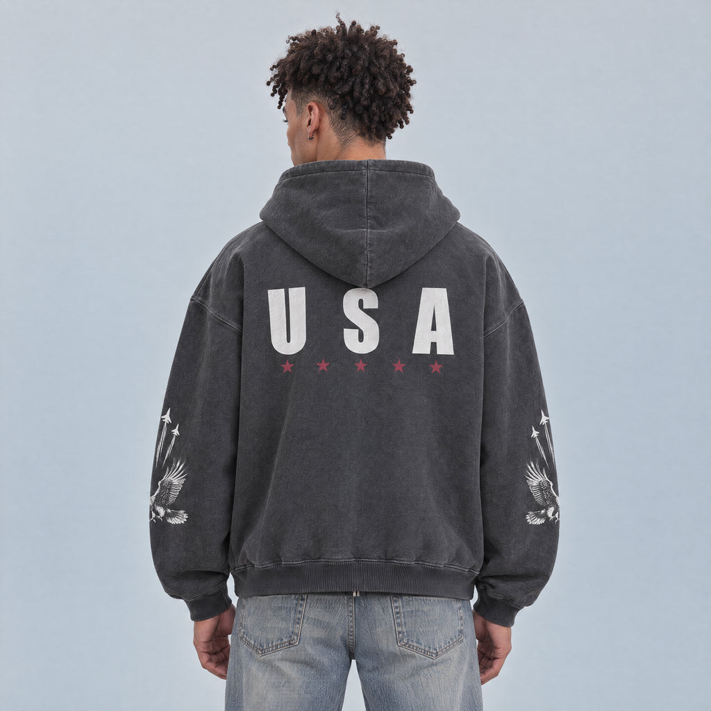 USA ZIP HOODIE