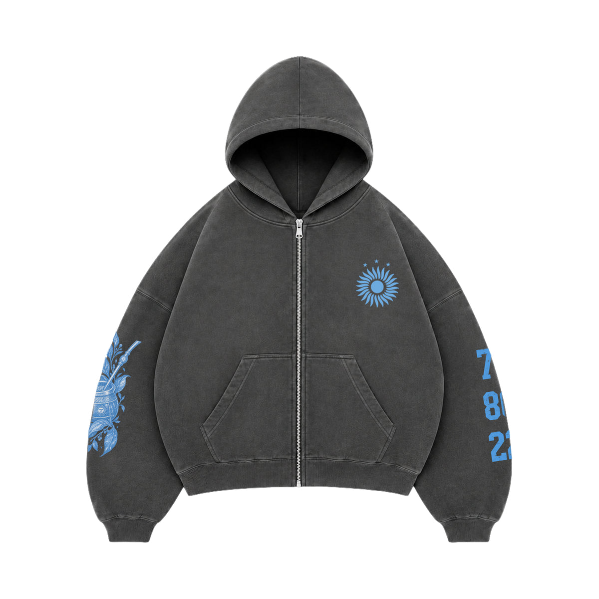 ARGENTINA ZIP HOODIE
