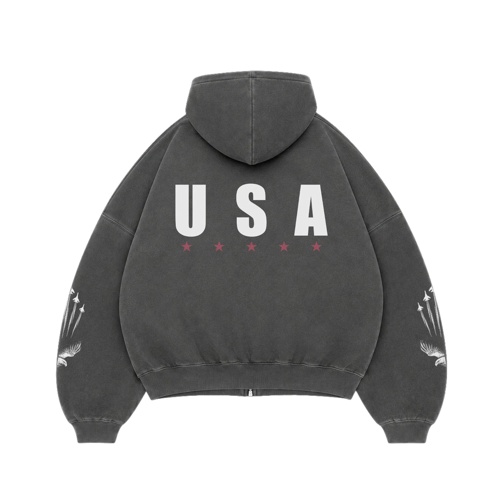 USA ZIP HOODIE