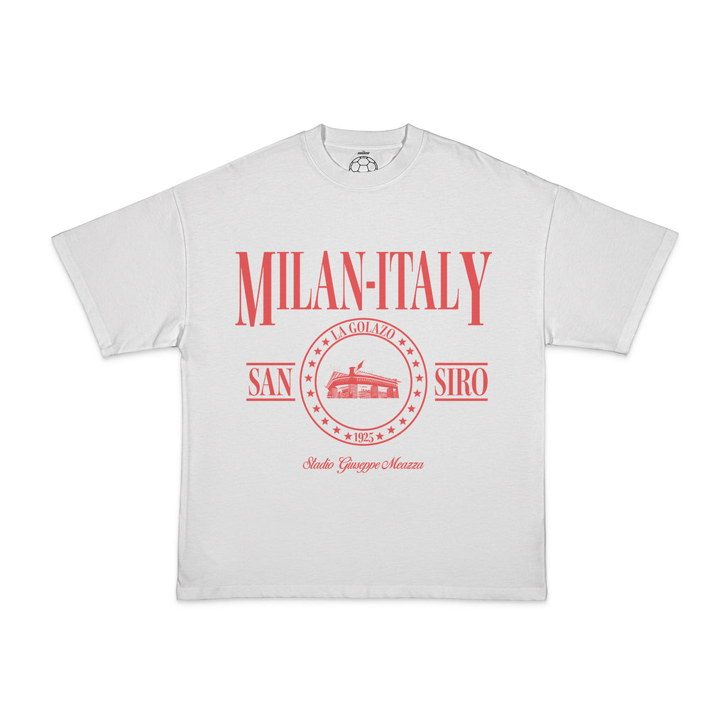 MILANO IS RED LOGO TEE