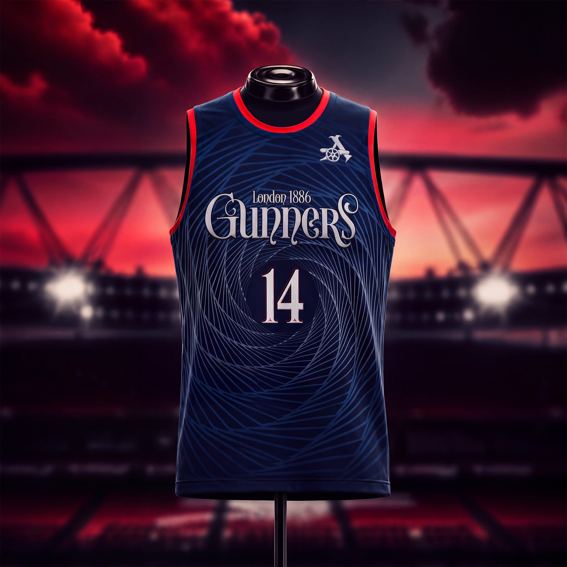 THE GUNNERS 14 TANK JERSEY