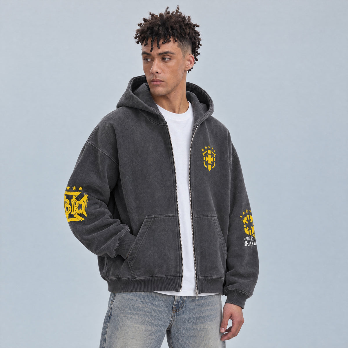 BRAZIL ZIP HOODIE