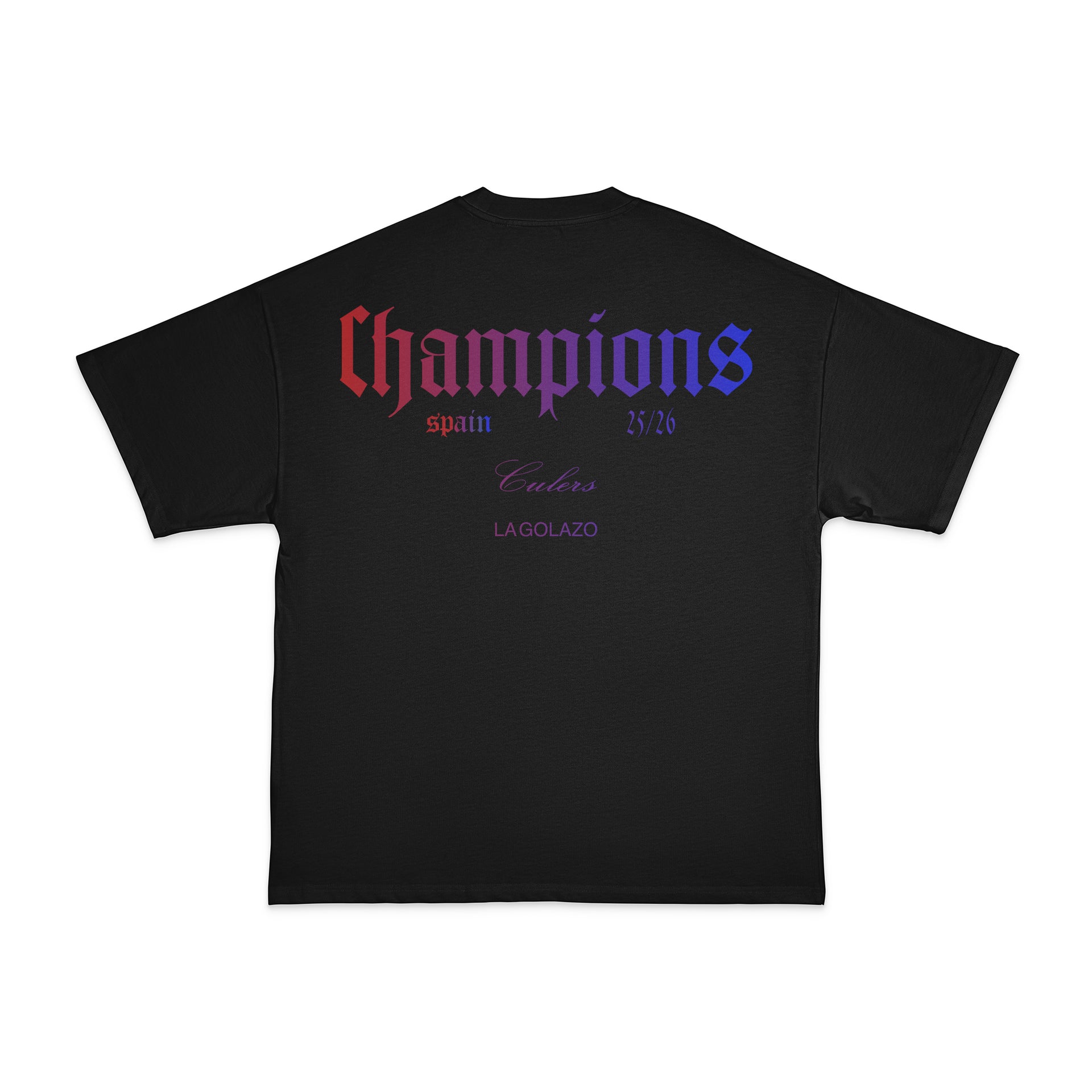 CULERS CHAMPIONS OF SPAIN TEE