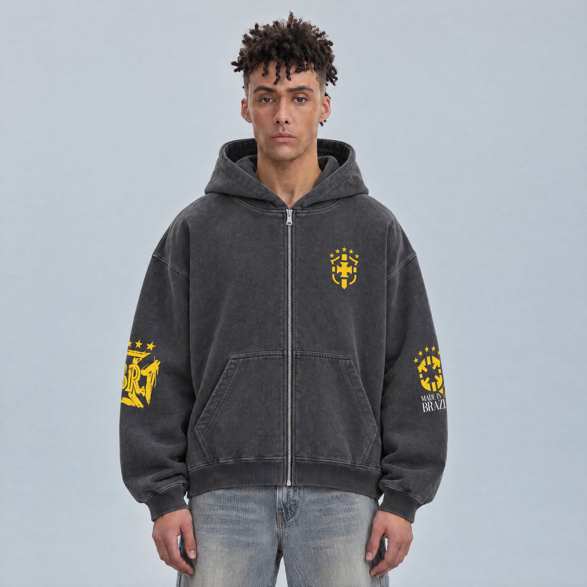 BRAZIL ZIP HOODIE